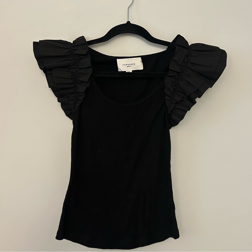 Tuckernuck Pomander Place Ruffle Rita Top - Picture 3 of 7